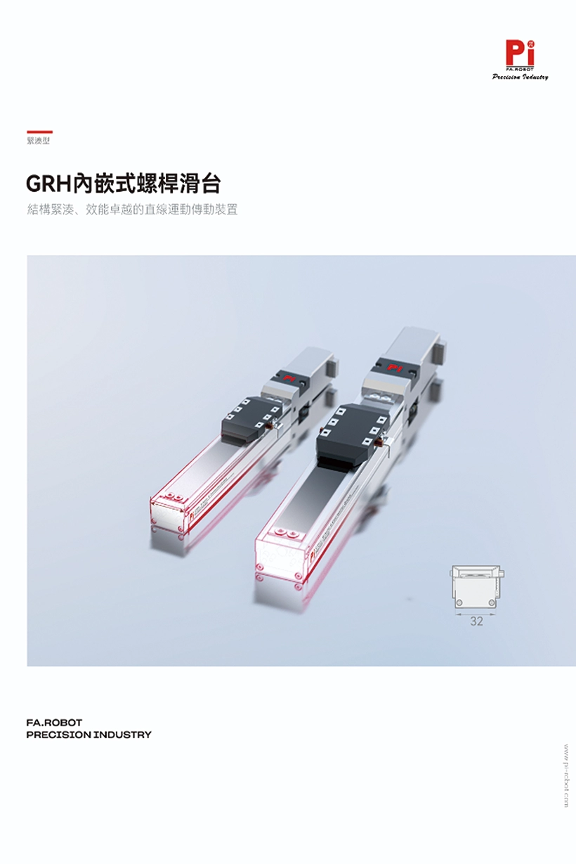GRH built-in screw slide
